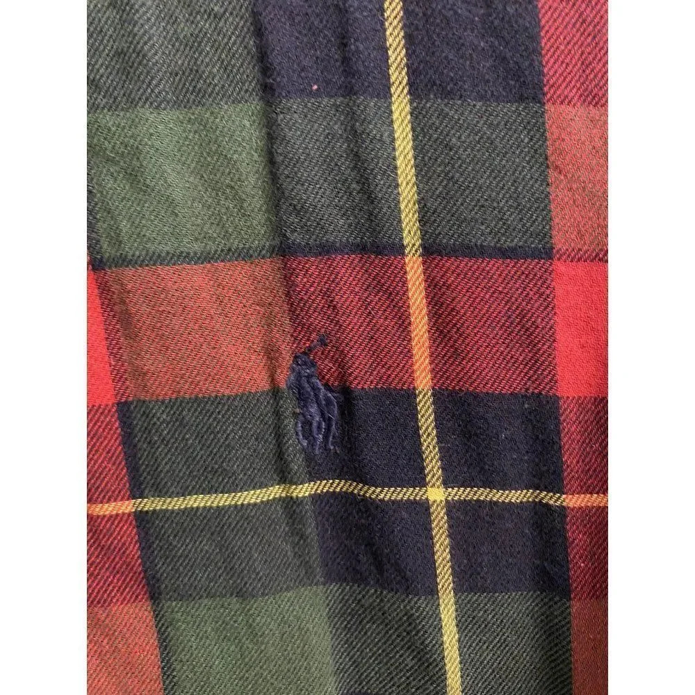 POLO RALPH LAUREN BOYS BUTTON UP FLANNEL XL 18-20 PERFECT CONDITION. NO FLAWS. - Picture 2 of 10